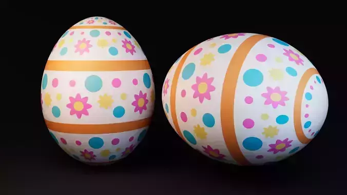 Easter Egg Free low-poly 3D model
