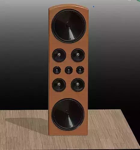 Legacy Audio DoubleHelix Loudspeaker - High Poly 3D Model