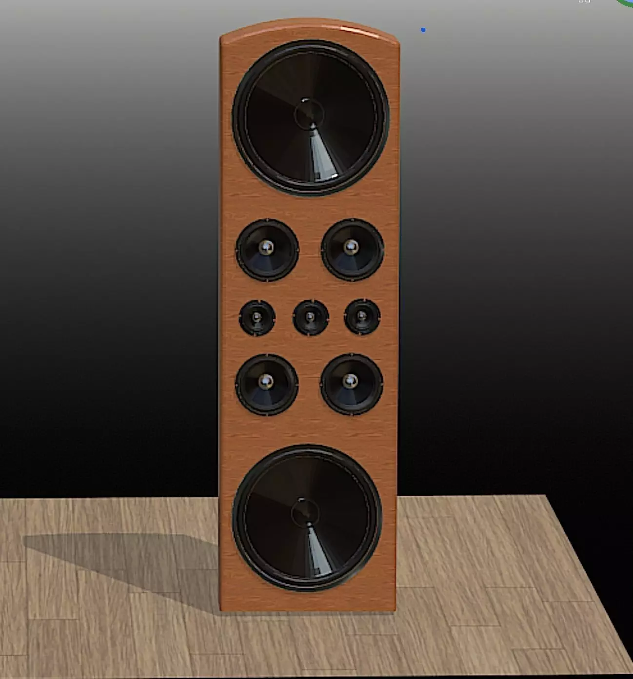 Legacy Audio DoubleHelix Loudspeaker - High Poly Free 3D model