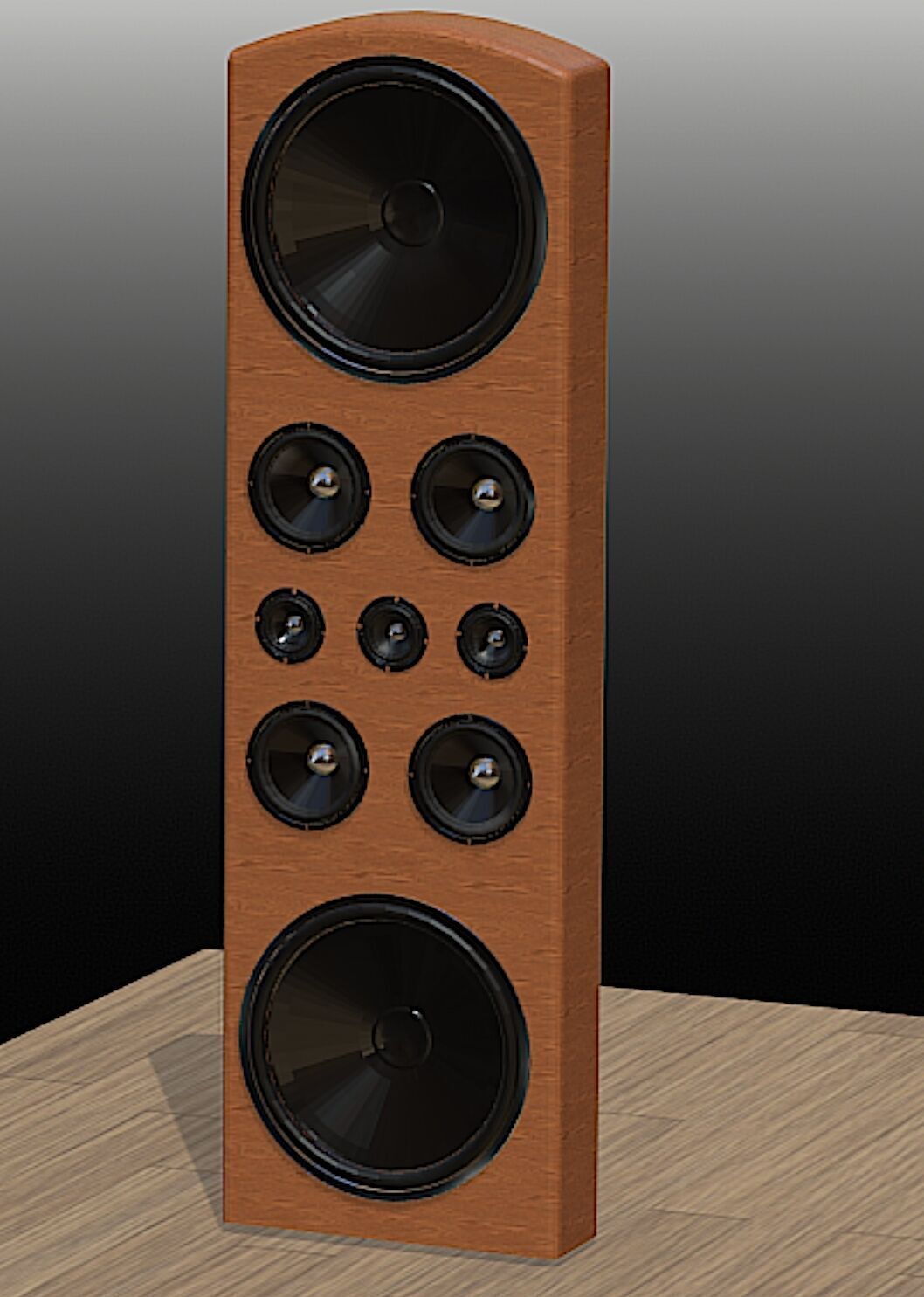 Legacy Audio DoubleHelix Loudspeaker - High Poly 3D Model Free 3D model_1