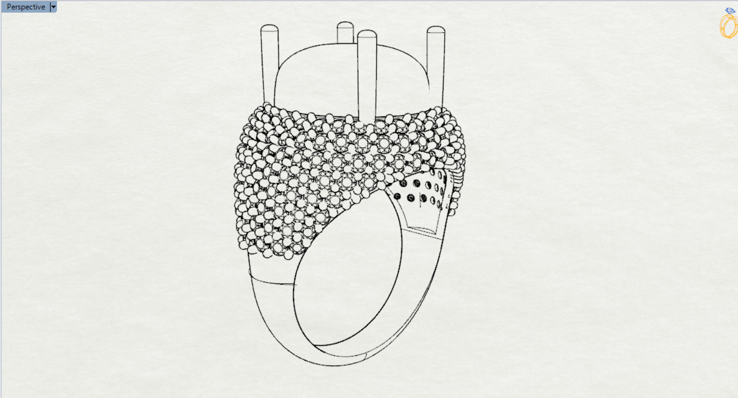 luxury diamond ding jr00046 3D print model_20