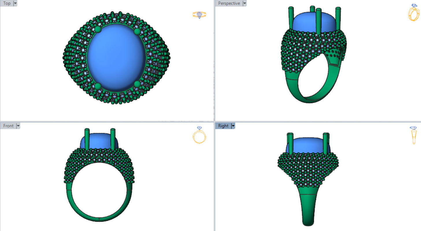 luxury diamond ding jr00046 3D print model_25