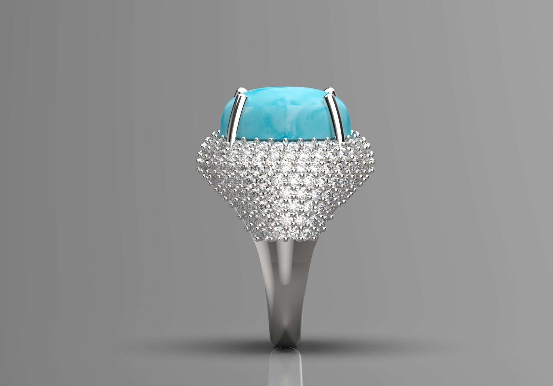 luxury diamond ding jr00046 3D print model_3