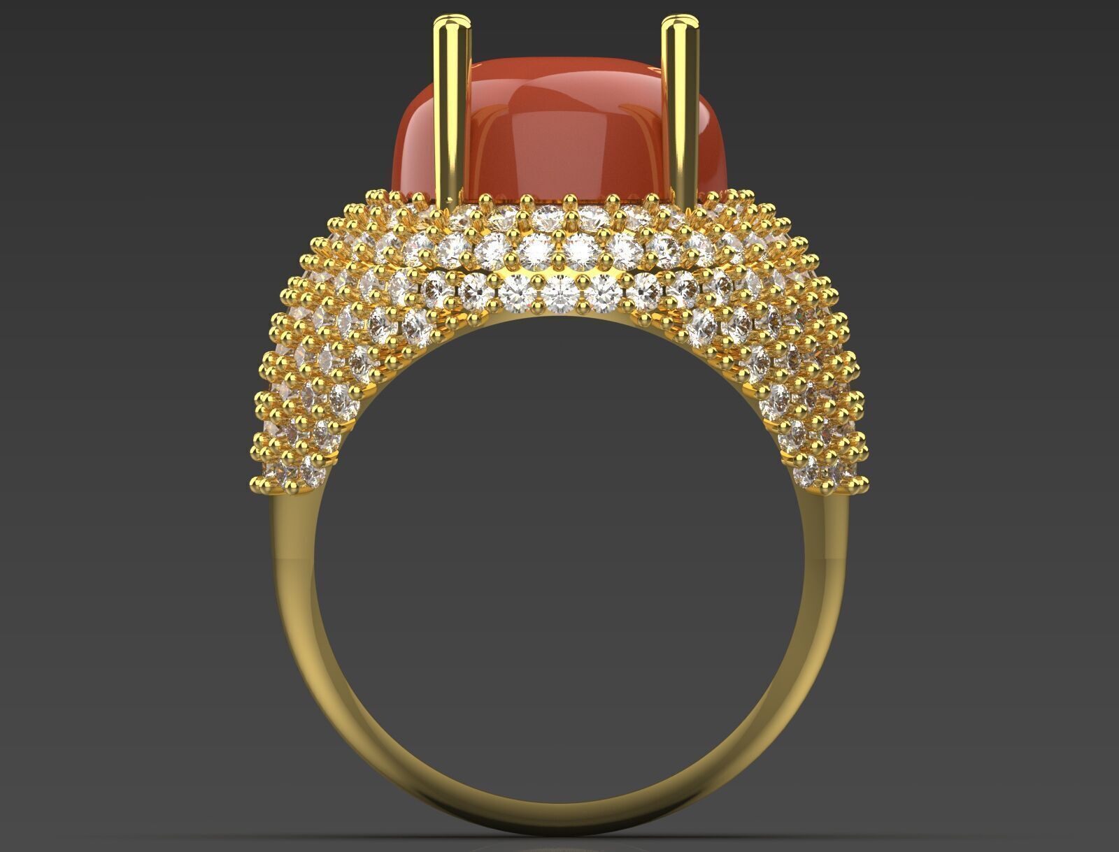 luxury diamond ding jr00046 3D print model_14