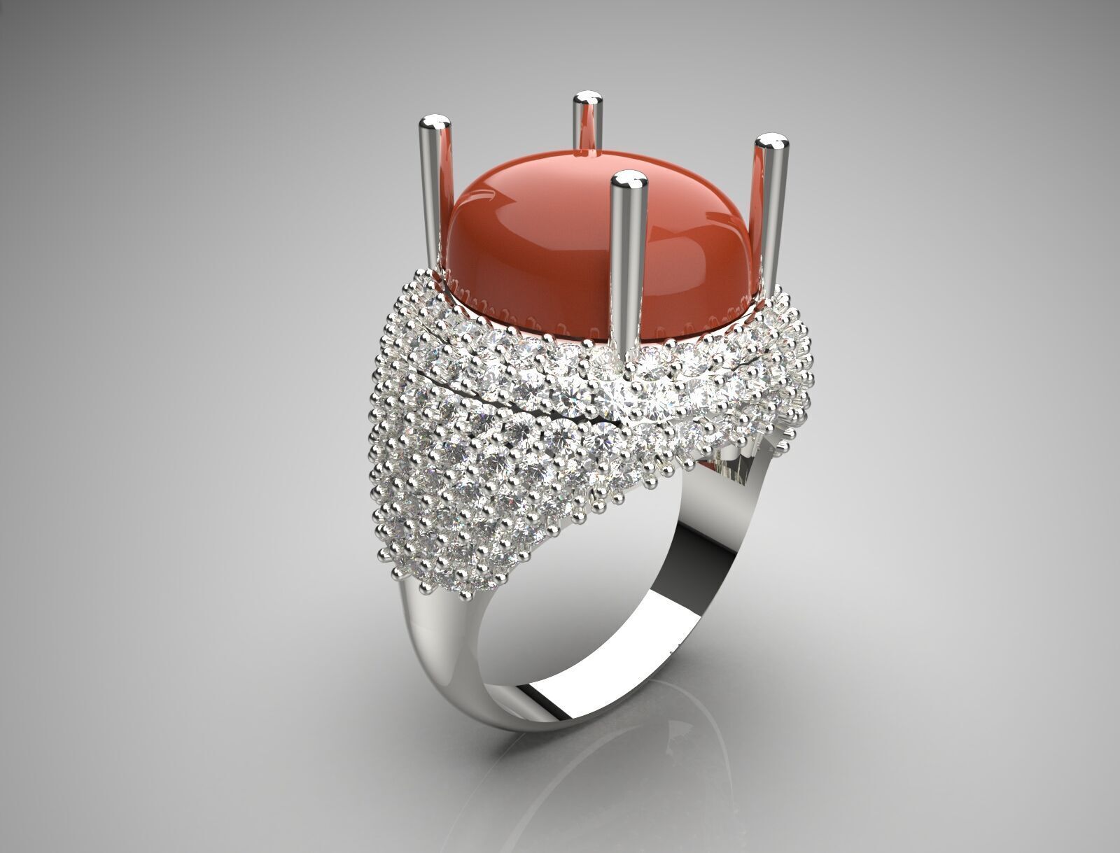 luxury diamond ding jr00046 3D print model_17
