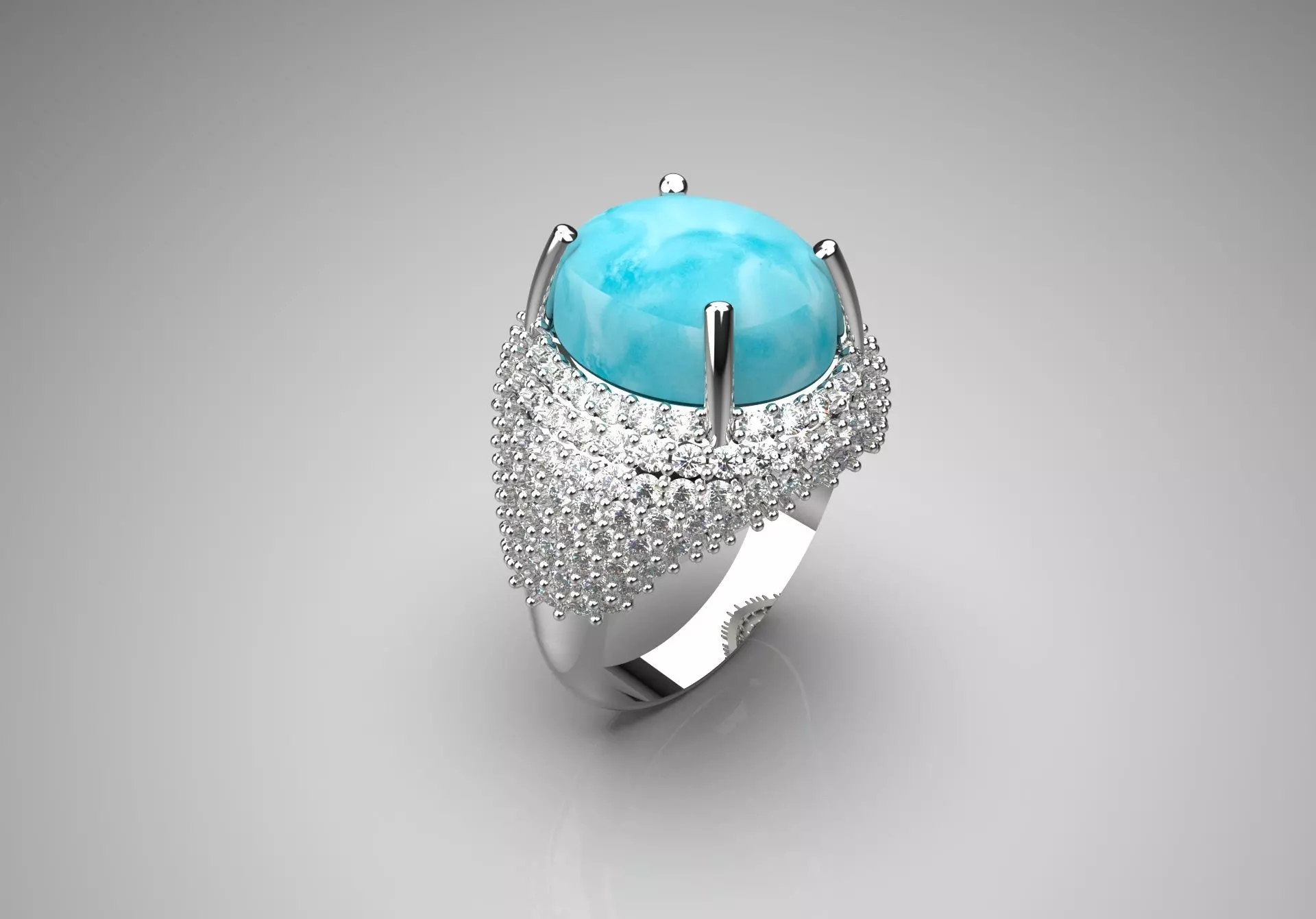 luxury diamond ding jr00046 3D print model_0