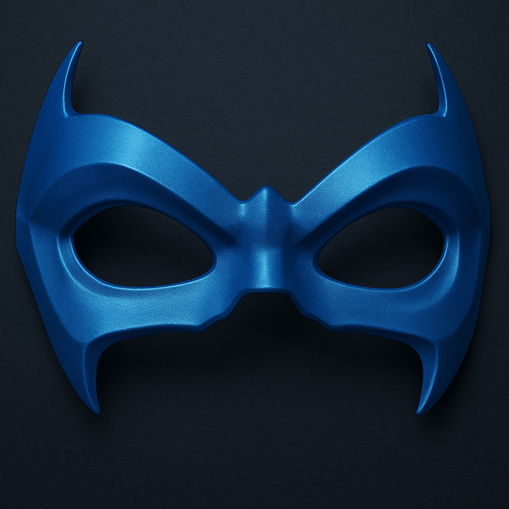 Nightwing Mask 3D print model_2