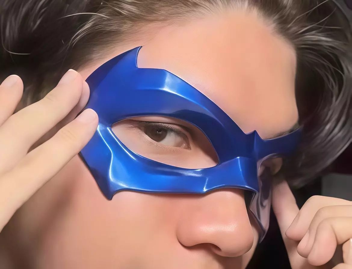 Nightwing Mask 3D print model_0