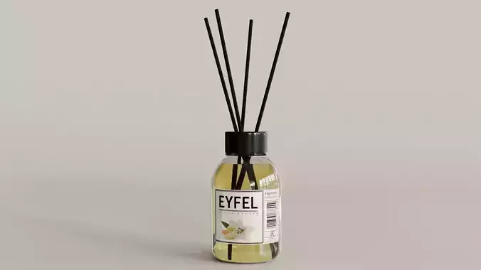 Eyfel Perfume Reed Diffuser Madona Lily Low-poly 3D model
