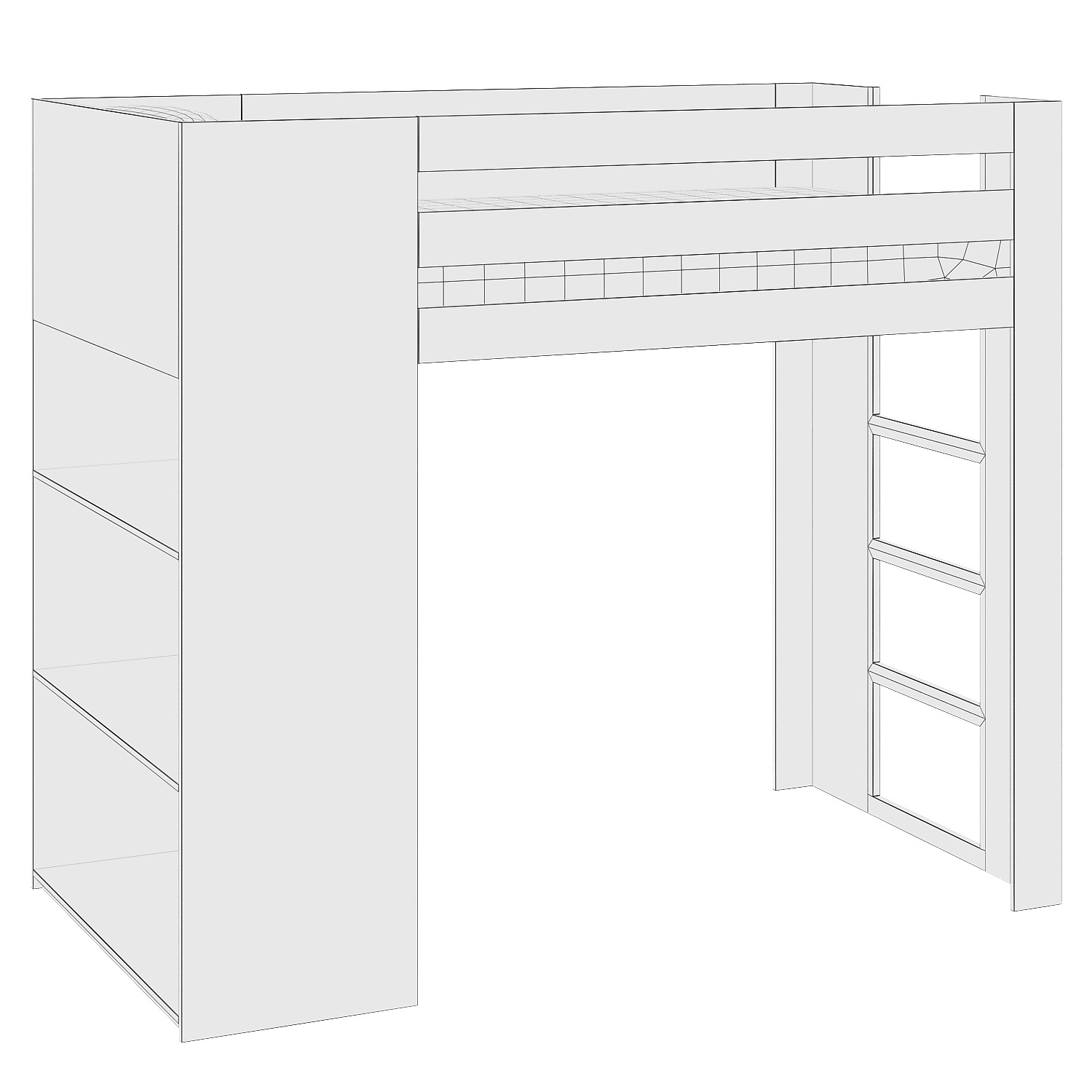 Grayson Toddler Bed by Crate and Barrel 3D model_4