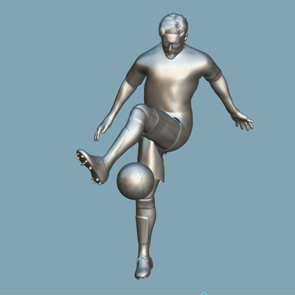 Lionel Messi Freestyle skills 3D model_8