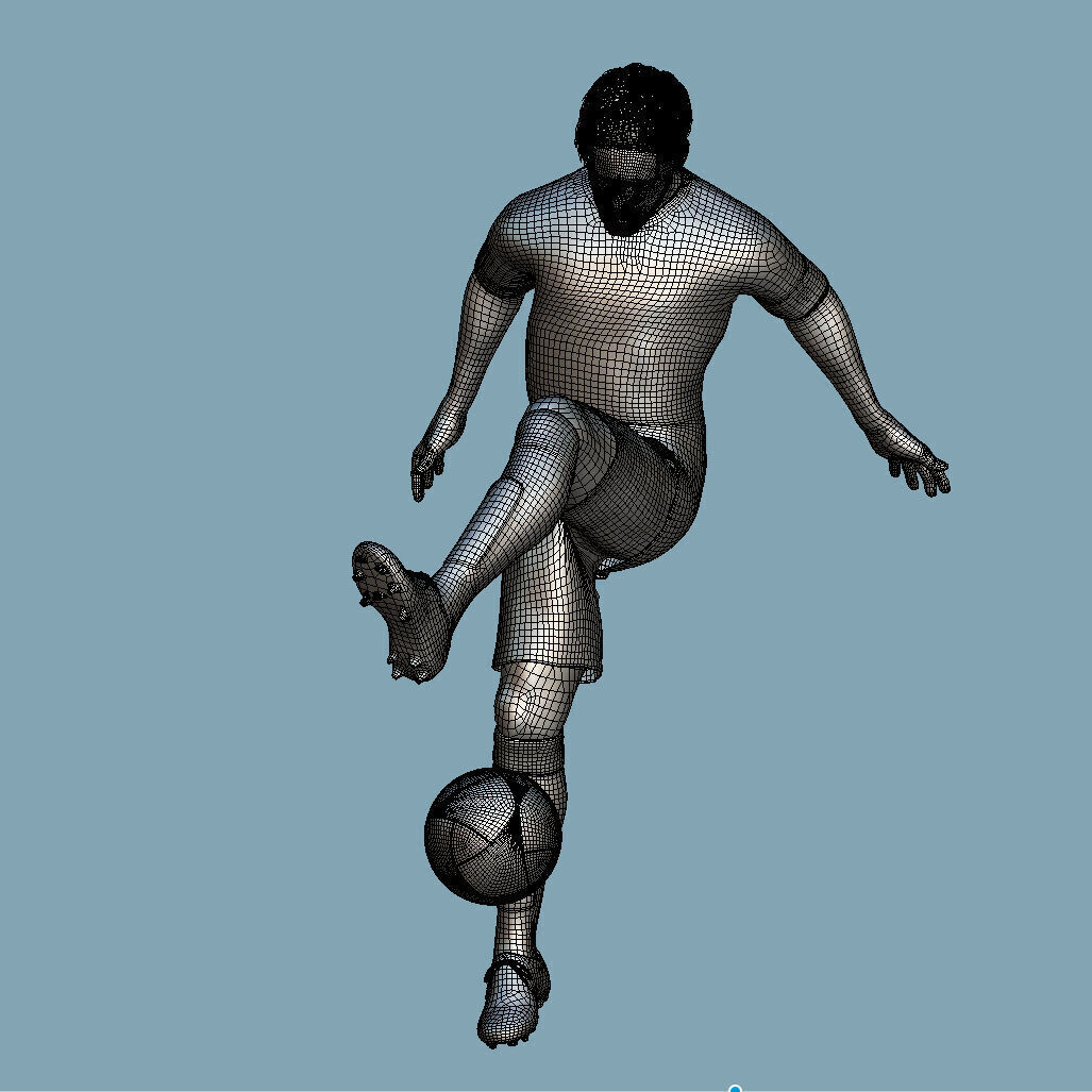 Lionel Messi Freestyle skills 3D model_9