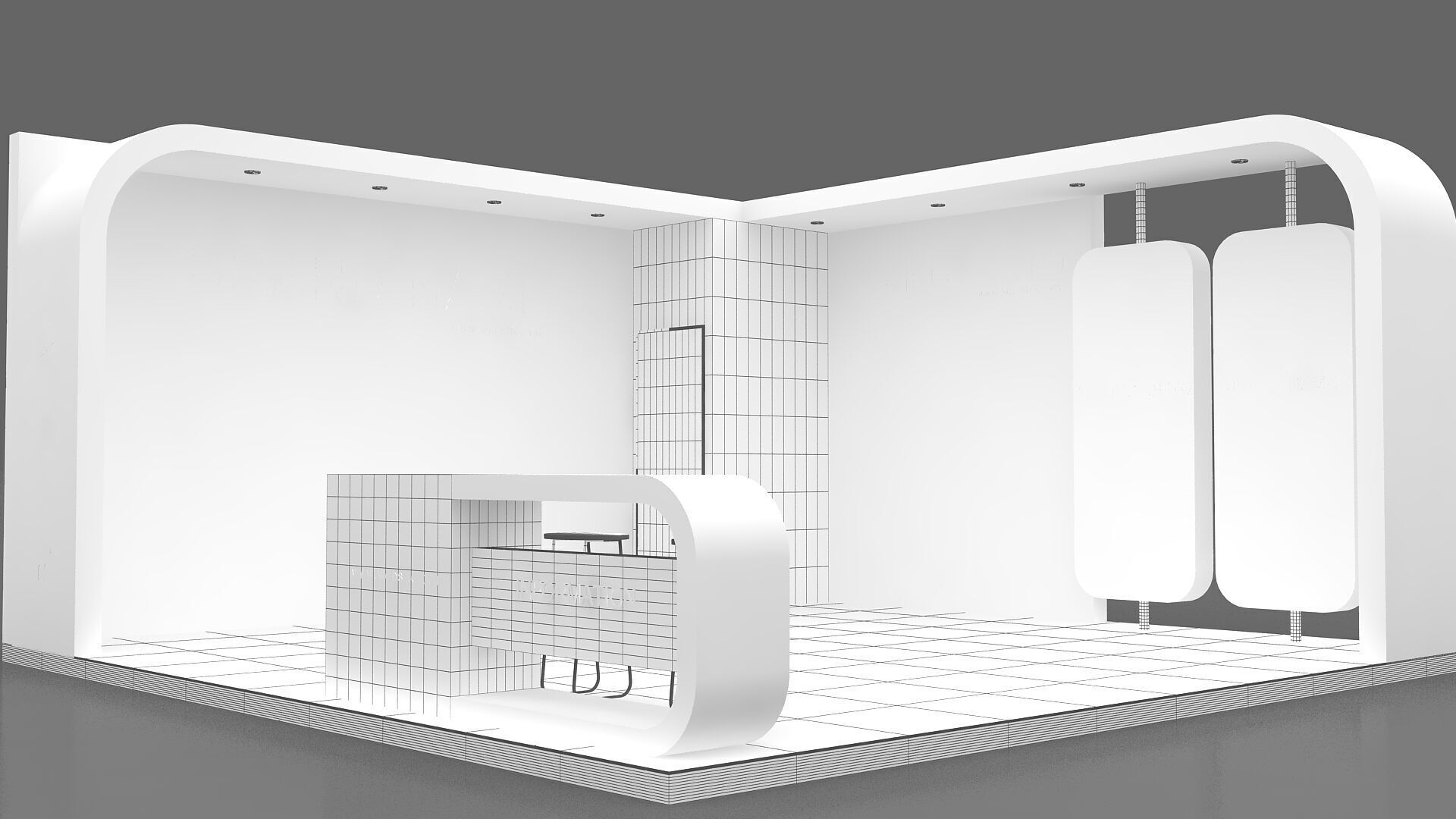 Booth Exhibition 3D model_7
