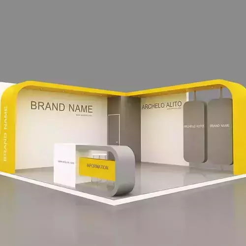 Booth Exhibition 3D model