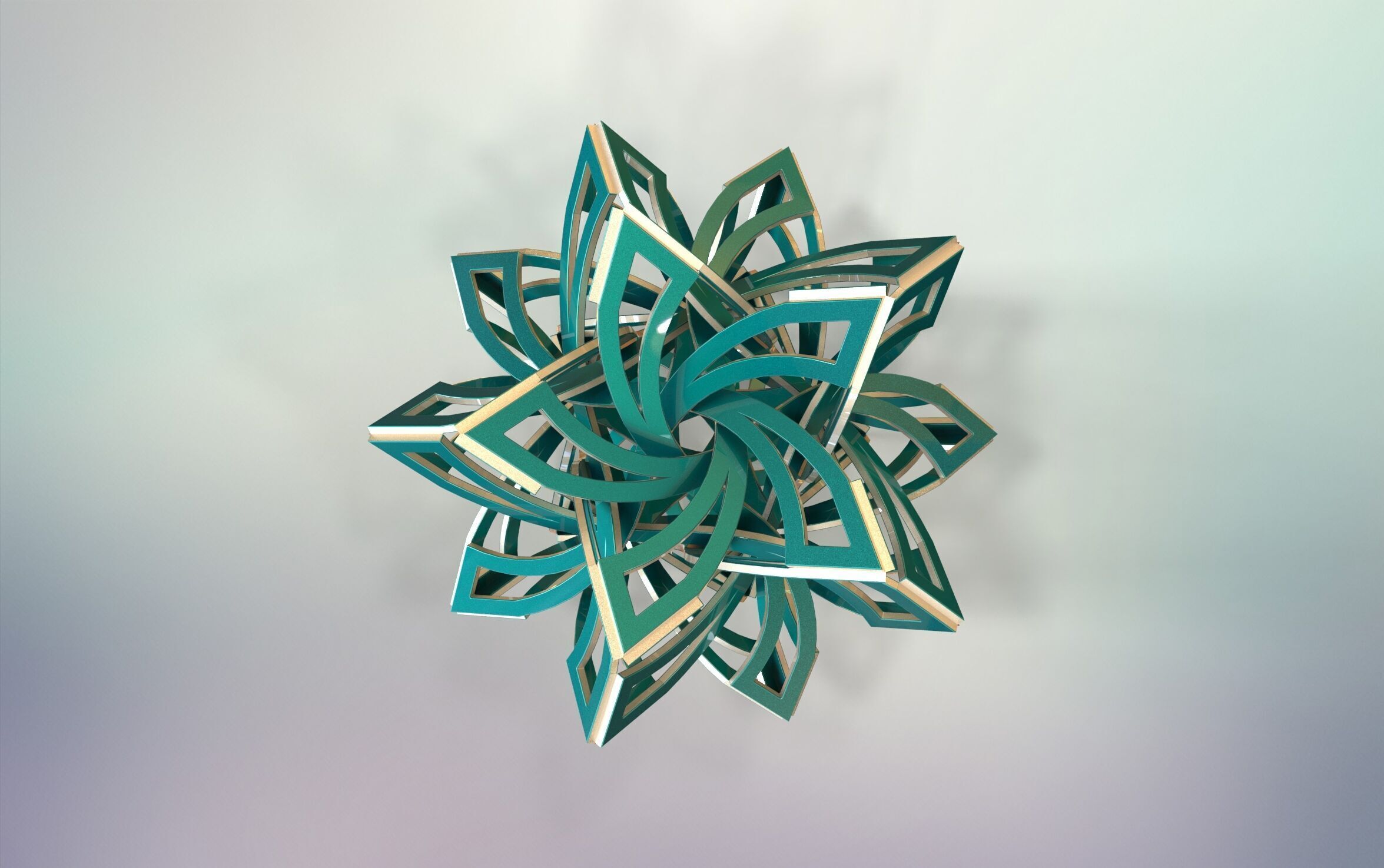 Frabjous Low-poly 3D model_5