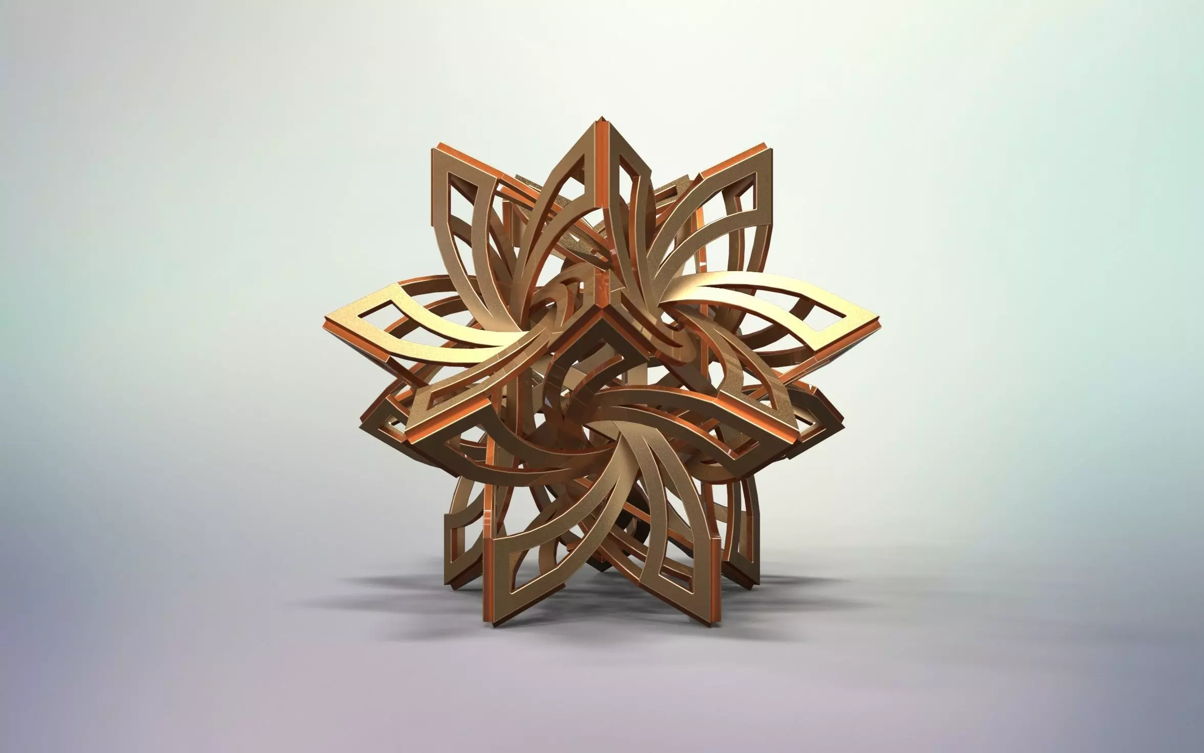 Frabjous Low-poly 3D model_0