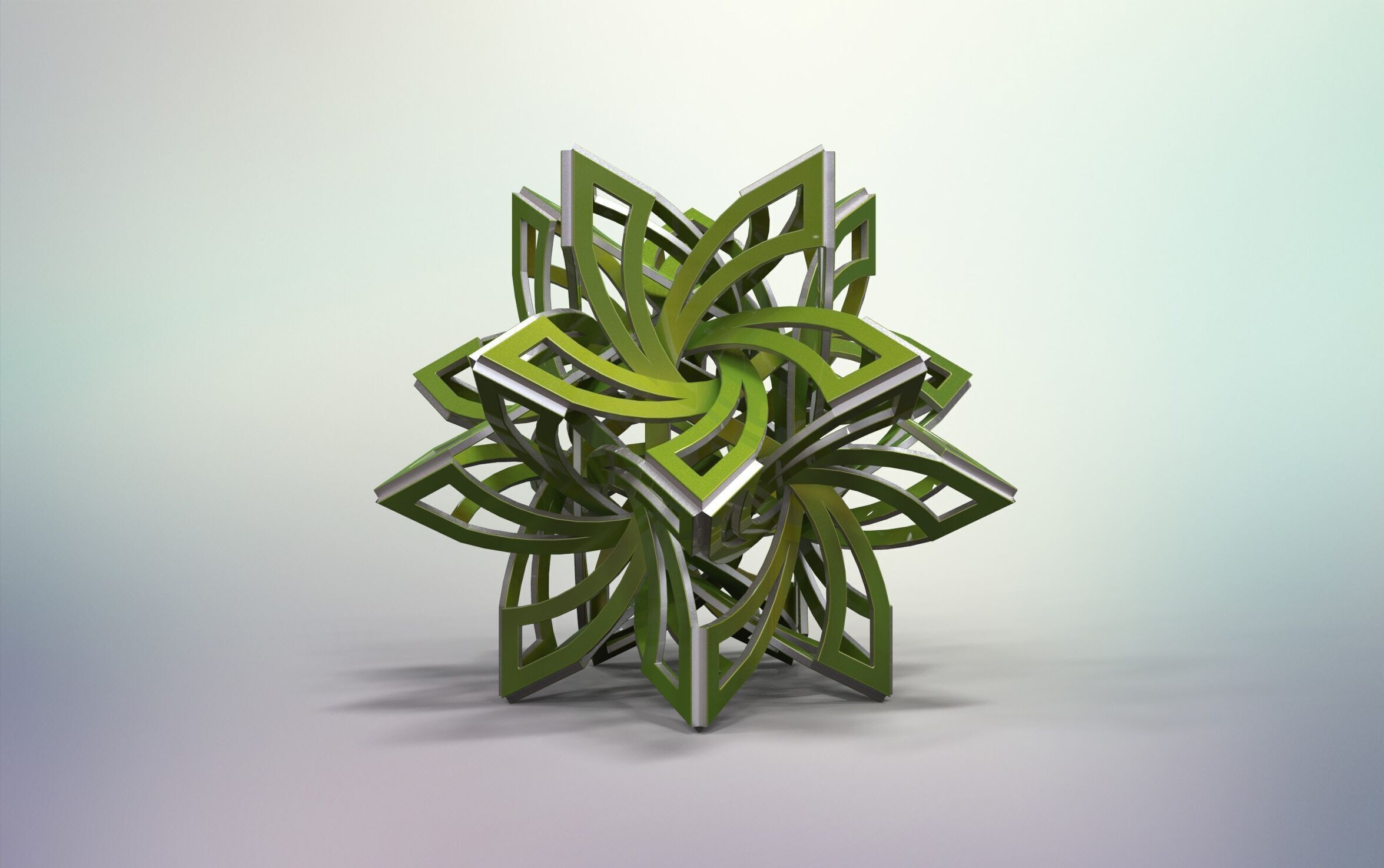 Frabjous Low-poly 3D model_2