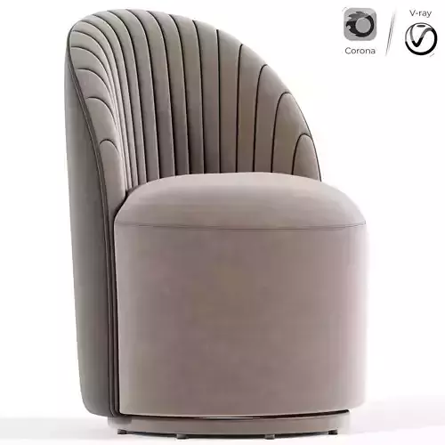 Cavoli Swivel Strip Dining Chair