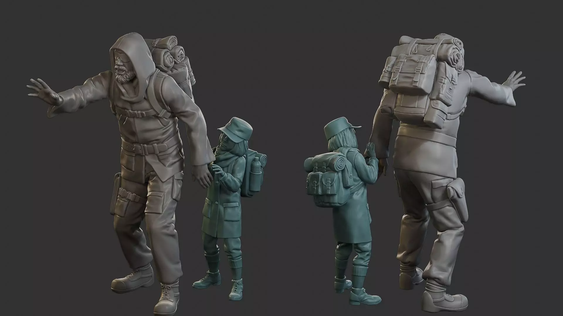 Post-Apocalyptic Male PAM2 006 3D print model_0