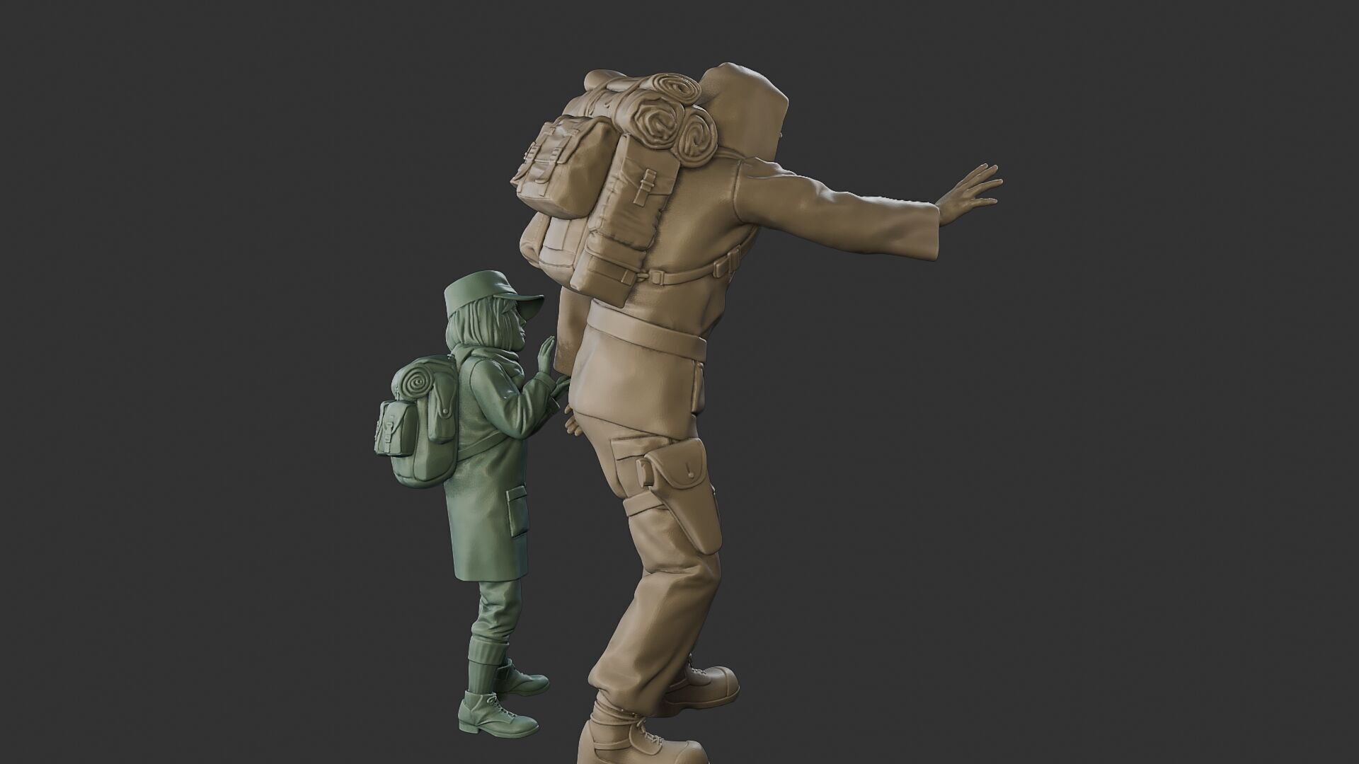 Post-Apocalyptic Male PAM2 006 3D print model_31