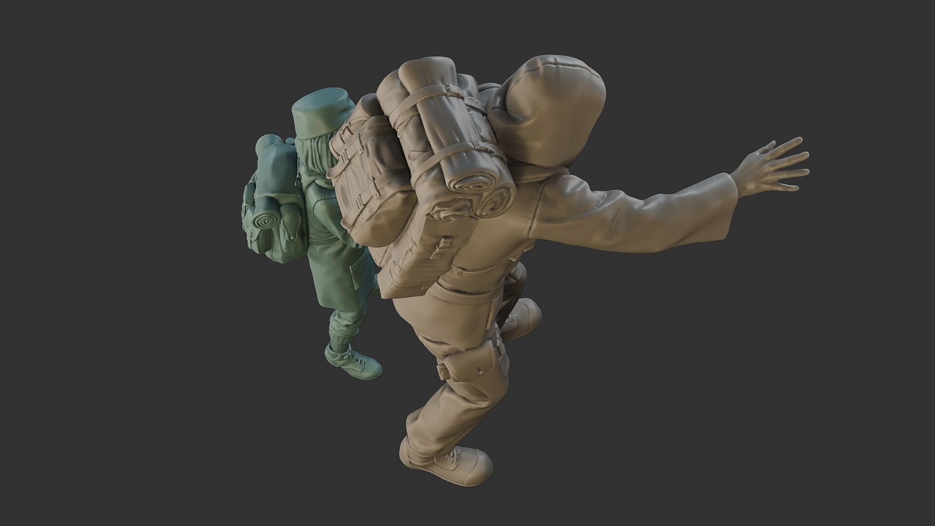 Post-Apocalyptic Male PAM2 006 3D print model_23