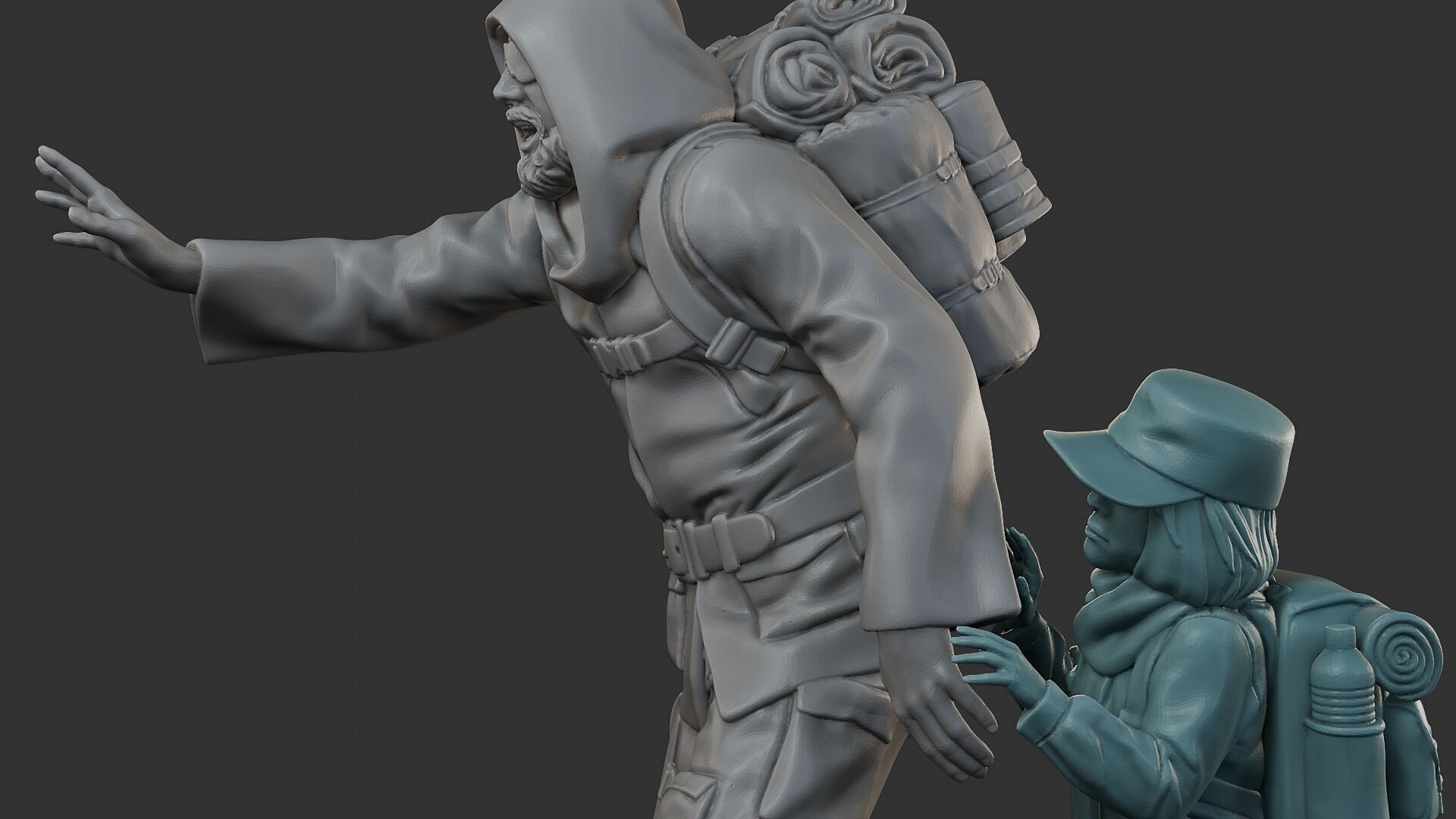 Post-Apocalyptic Male PAM2 006 3D print model_17