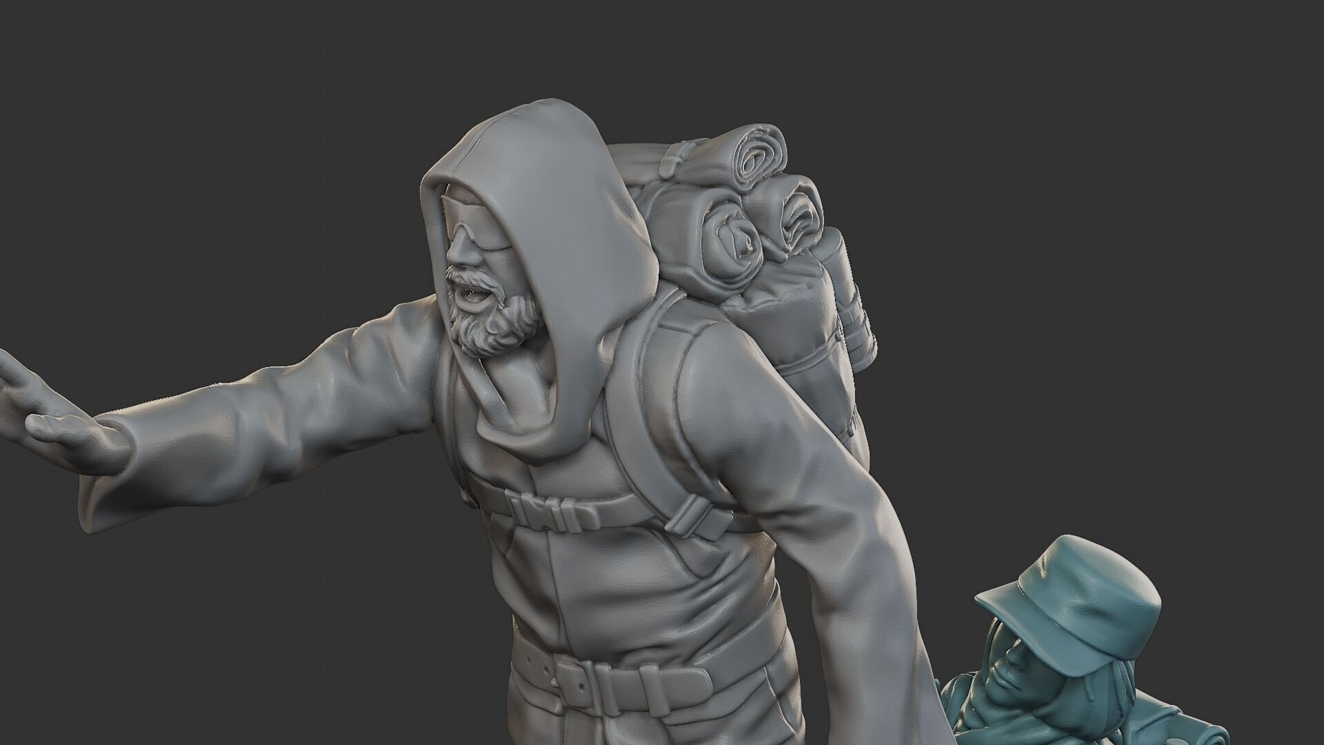 Post-Apocalyptic Male PAM2 006 3D print model_18