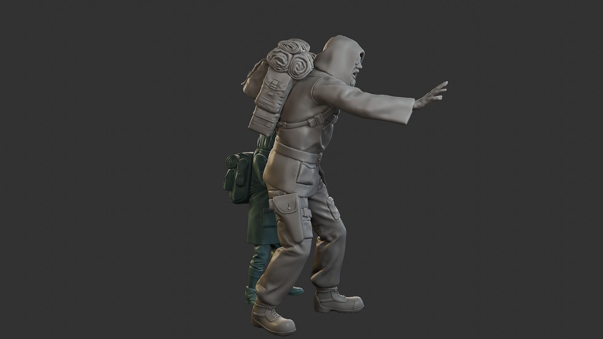 Post-Apocalyptic Male PAM2 006 3D print model_9