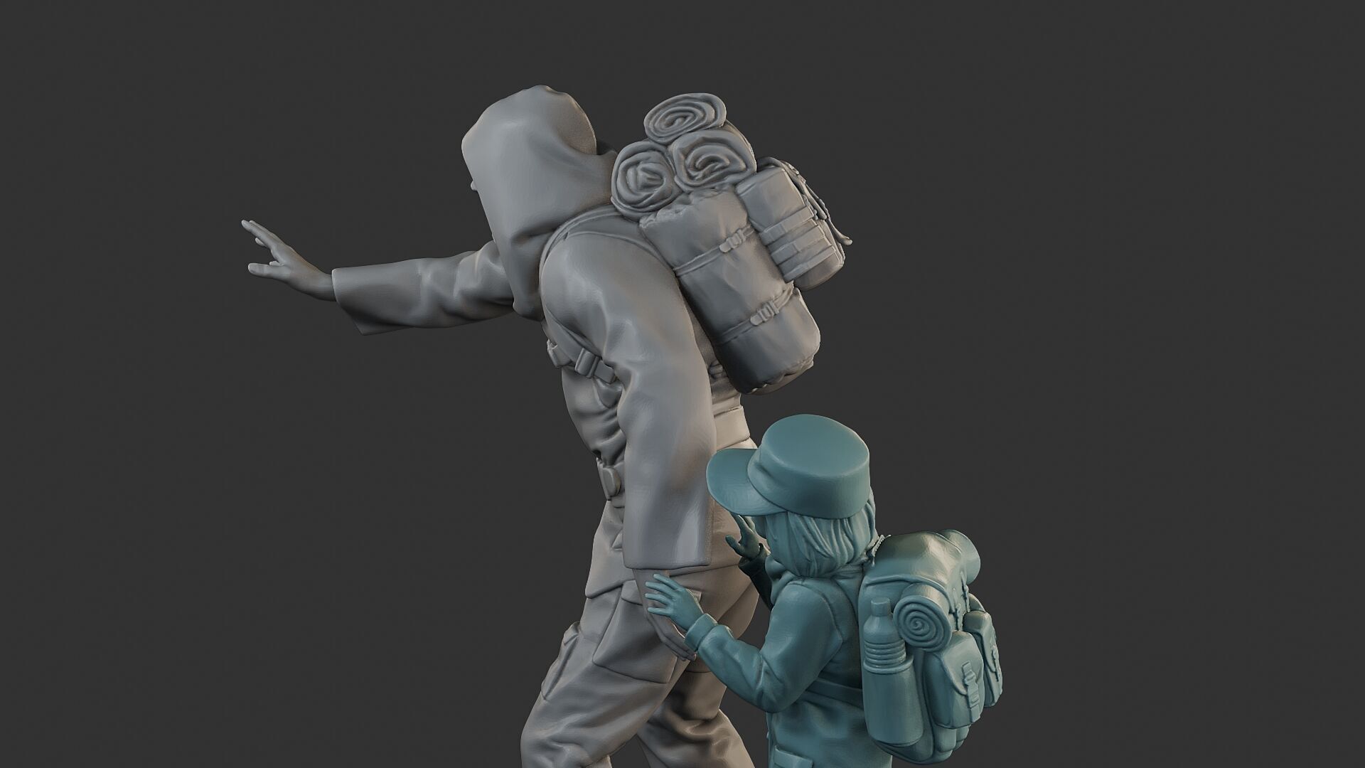 Post-Apocalyptic Male PAM2 006 3D print model_26