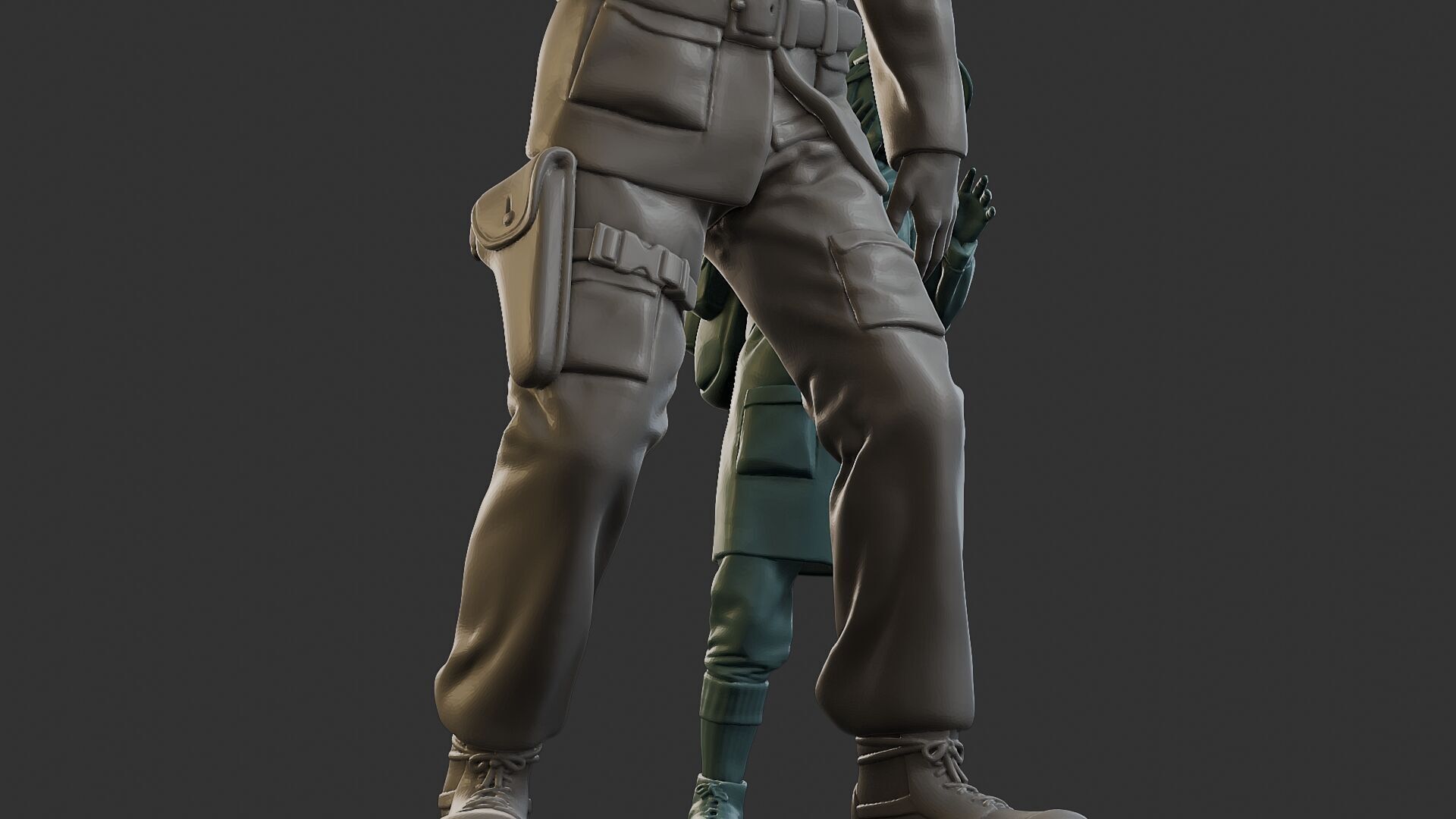 Post-Apocalyptic Male PAM2 006 3D print model_13