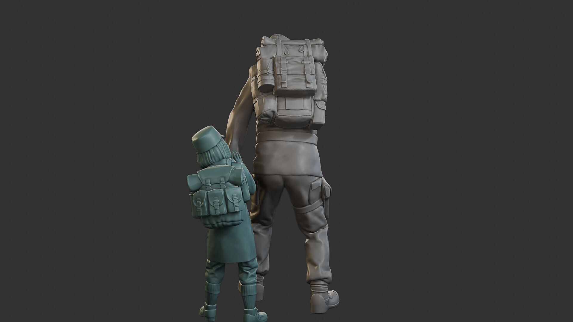 Post-Apocalyptic Male PAM2 006 3D print model_6