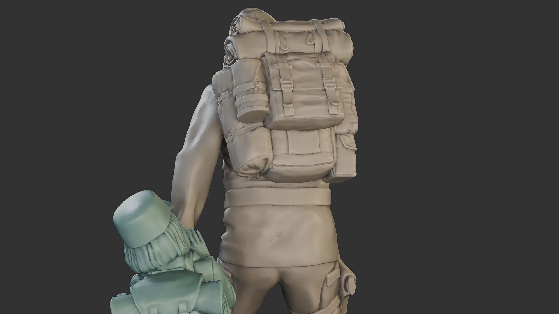 Post-Apocalyptic Male PAM2 006 3D print model_21