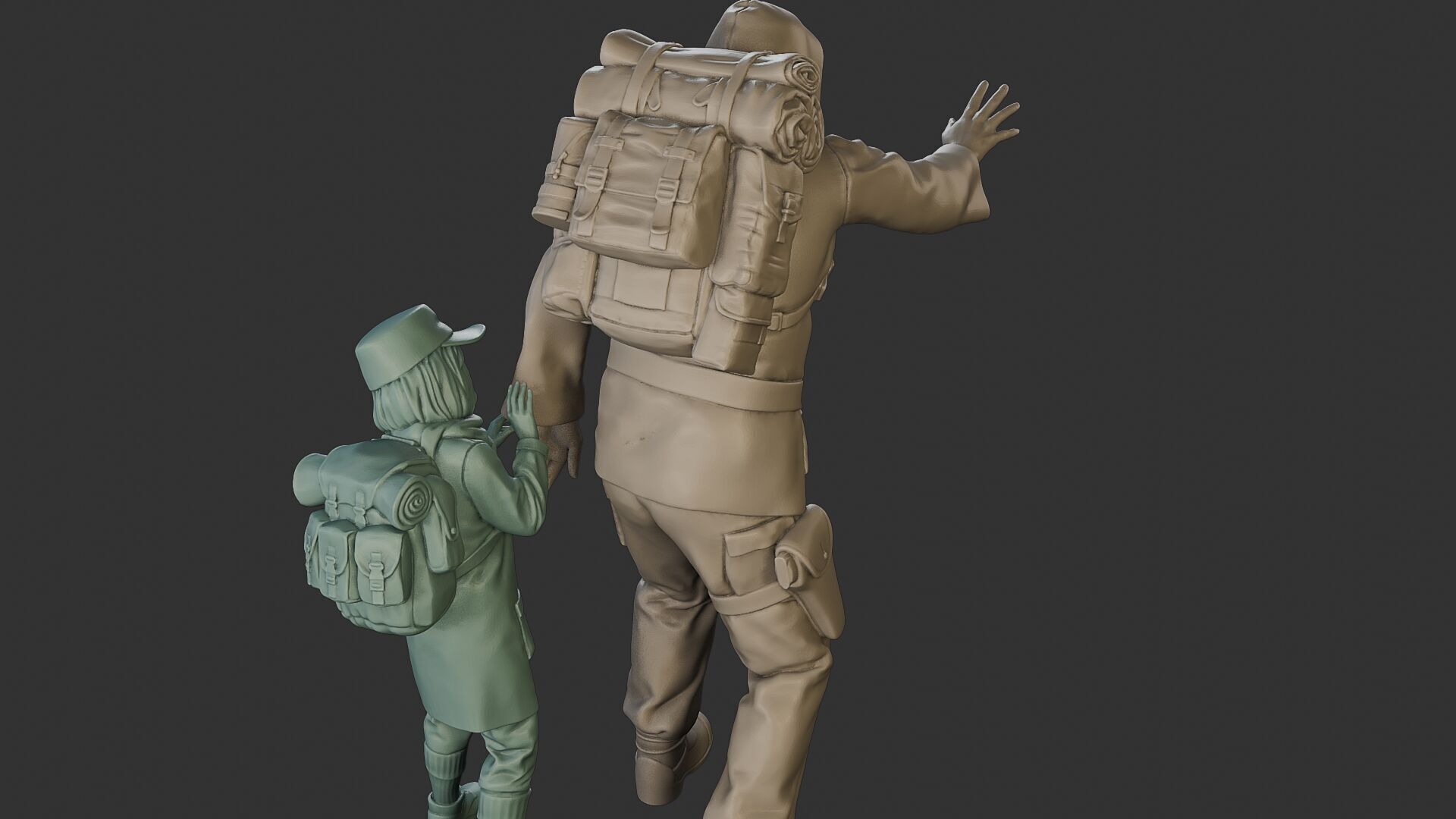 Post-Apocalyptic Male PAM2 006 3D print model_24