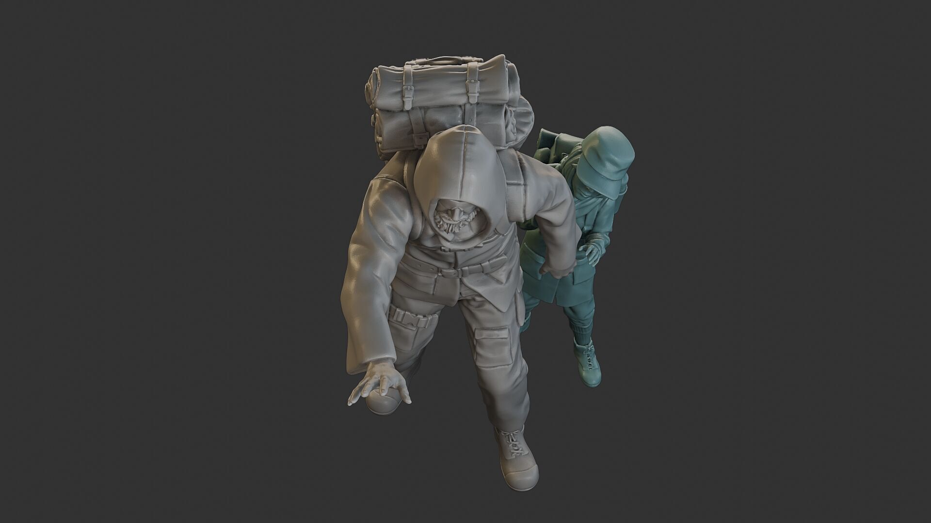 Post-Apocalyptic Male PAM2 006 3D print model_14