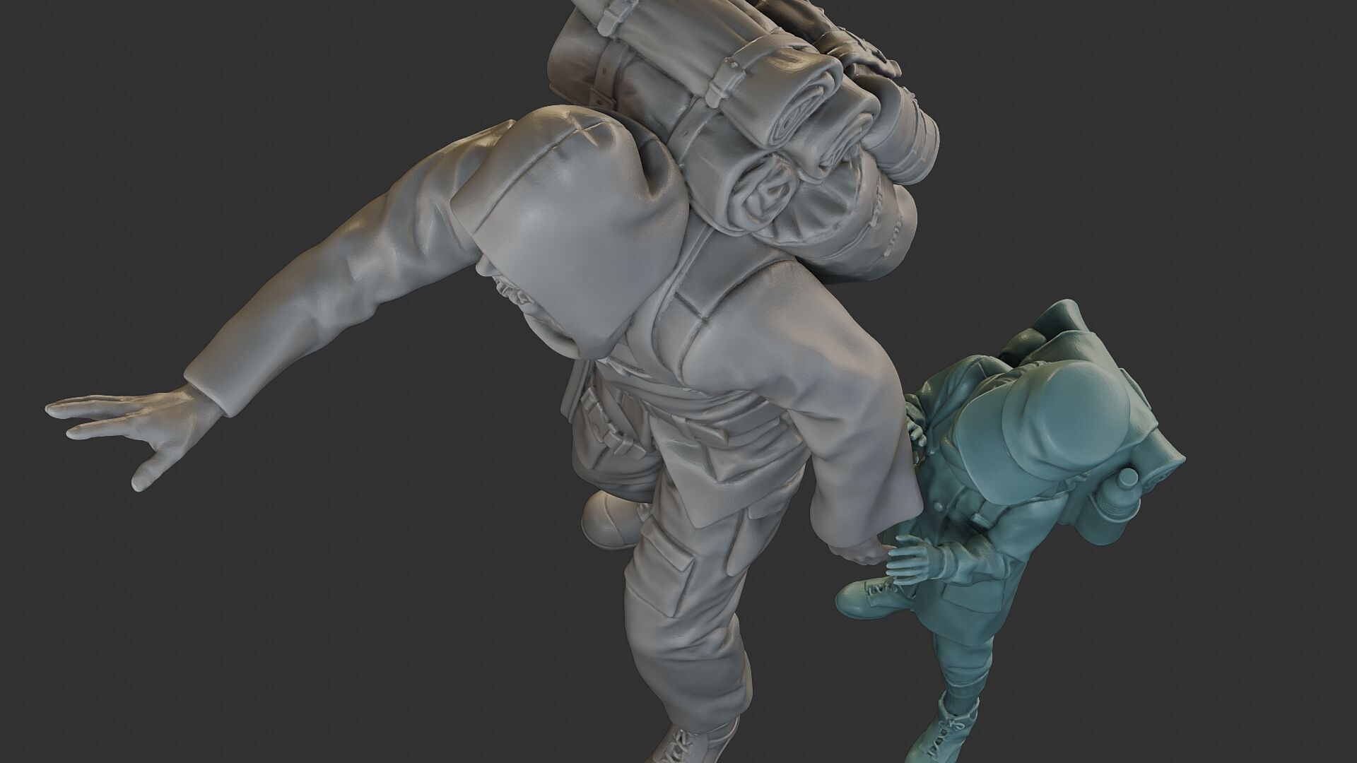 Post-Apocalyptic Male PAM2 006 3D print model_16