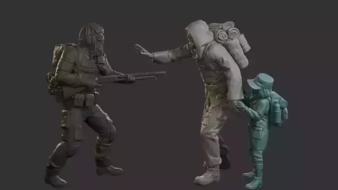 Post-Apocalyptic Male PAM2 Scene