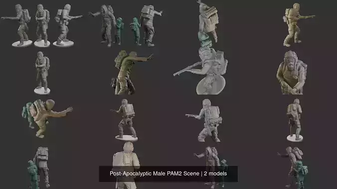 Post-Apocalyptic Male PAM2 Scene