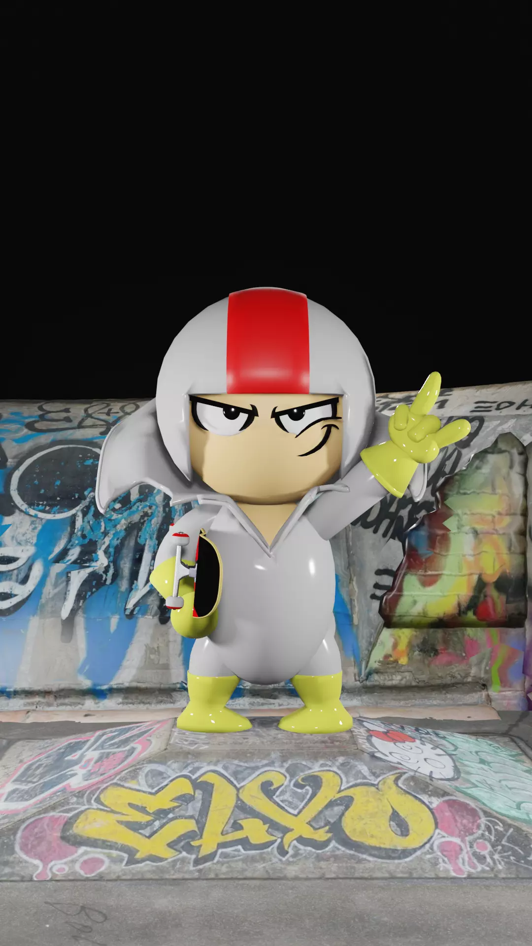 Kick Buttowski Daredevil  3D model_0