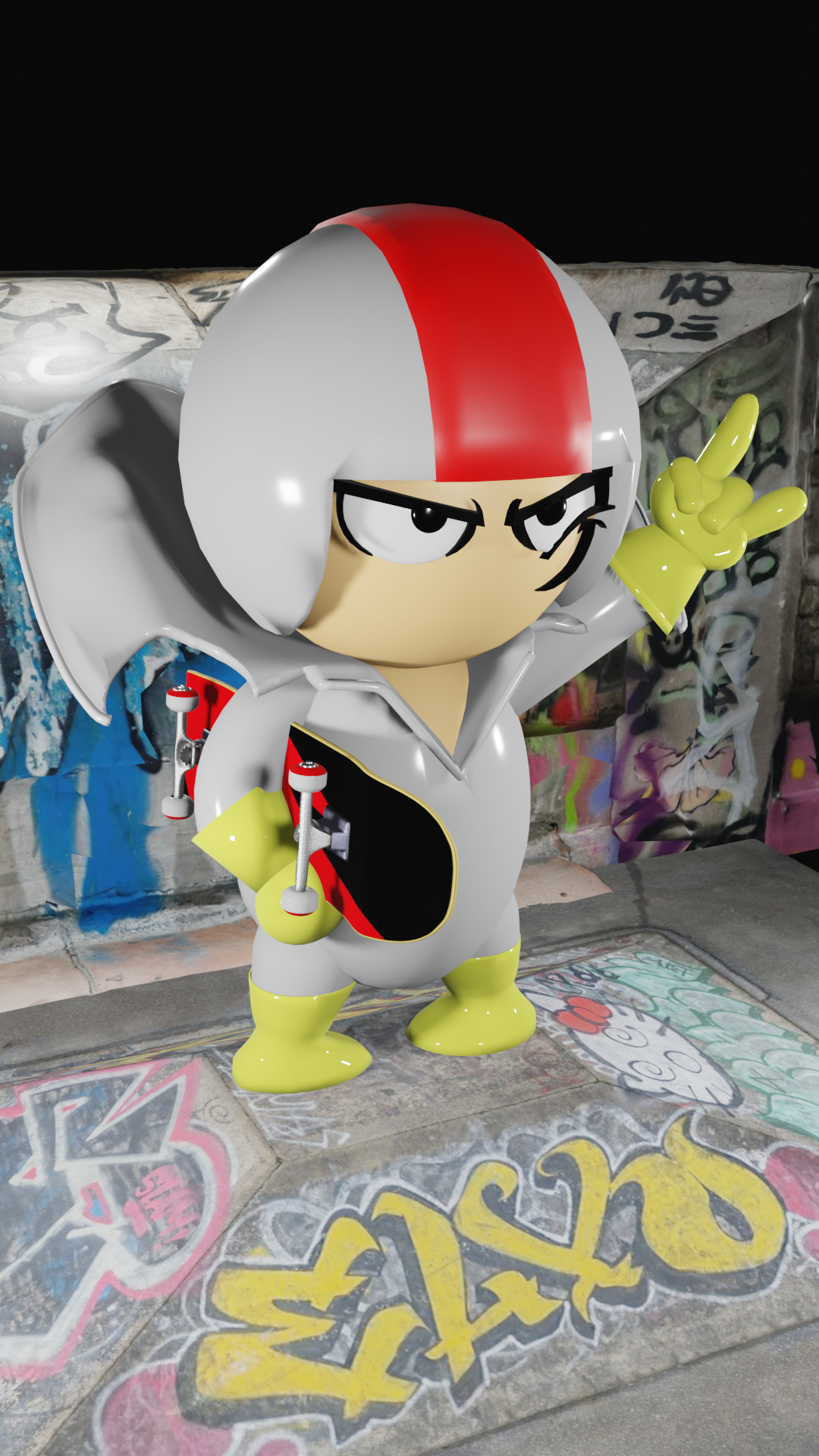 Kick Buttowski Daredevil  3D model_2