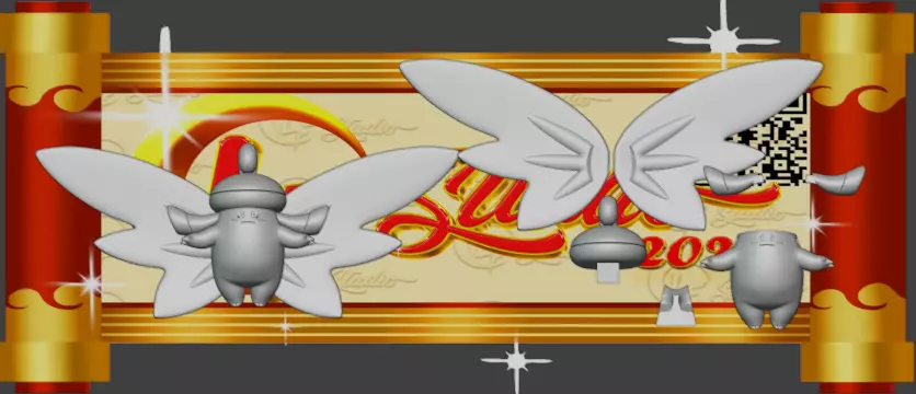 Pokemon Mega Clefable 3D print model_1