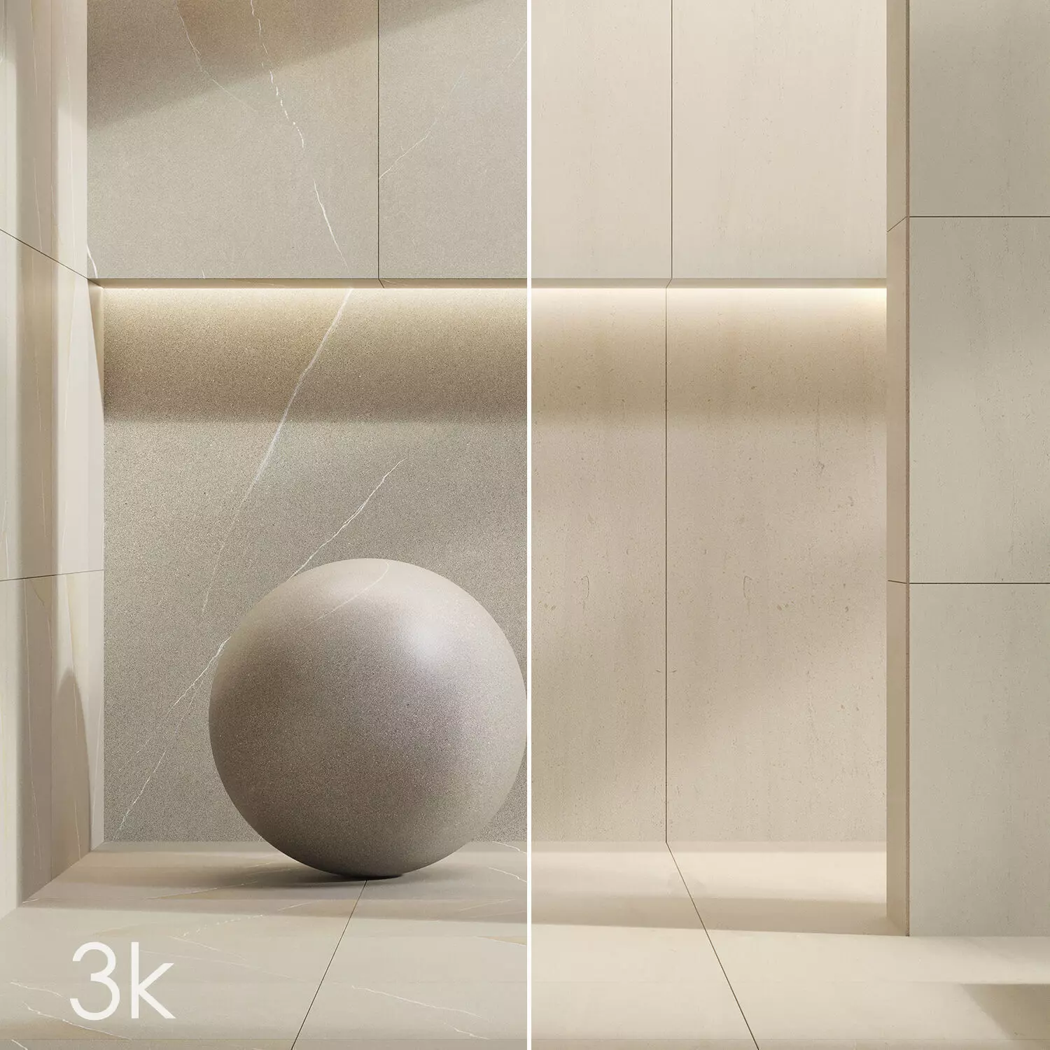 Caesar Set 39 - Porcelain Tiles BUNDLE - 2 types - 3k Texture