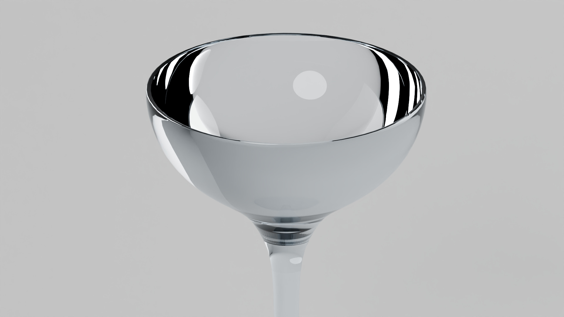 3D Model Elegant Champagne Glass 3D model_1