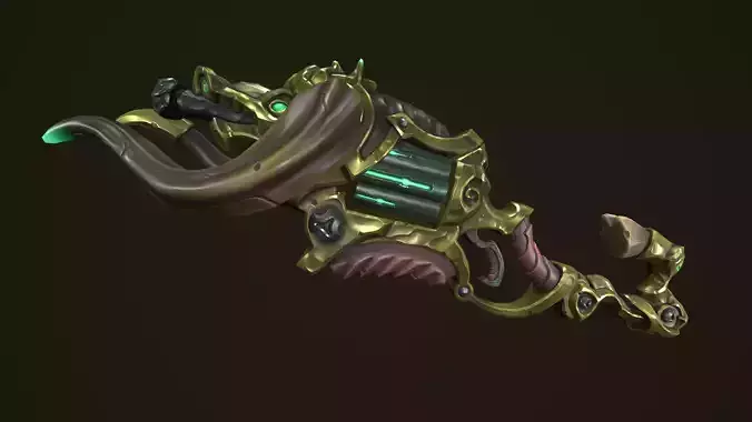 Modular stylized bull rifle shotgun revolver