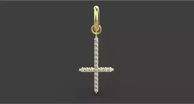 Cross Earring  66539