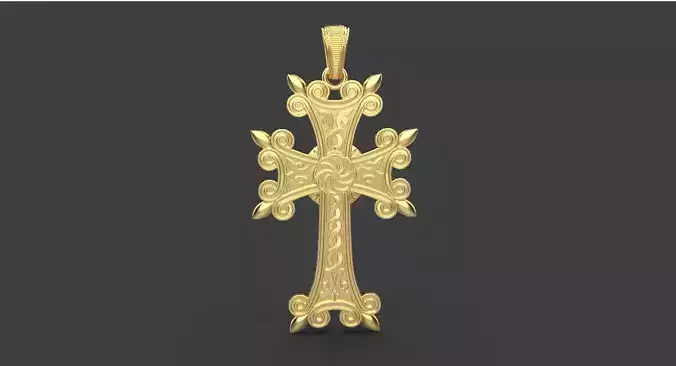 Armenian Cross Pendant 52874