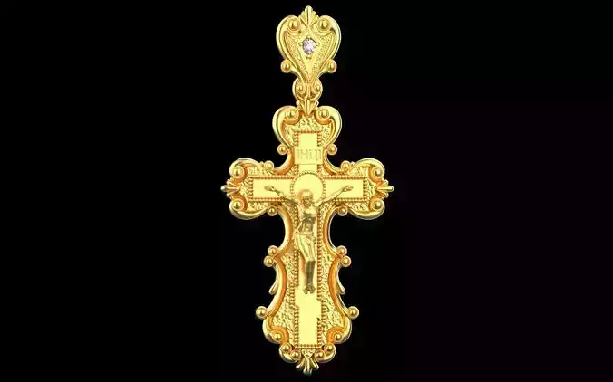 Jesus Cross Pendant 75075