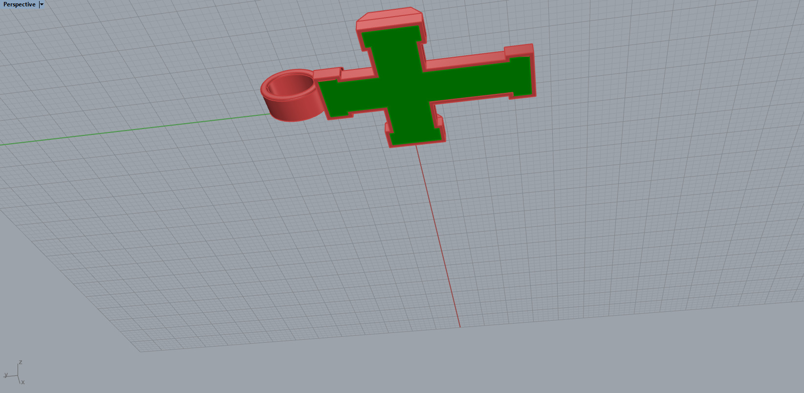 Cross Pendant 66858 3D print model_4