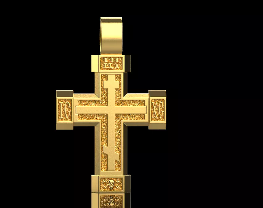 Cross Pendant 66858 3D print model_0