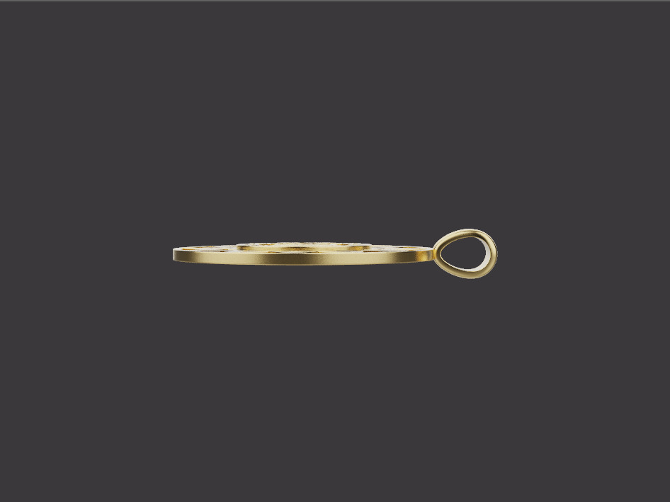 Cross Pendant 66665 3D print model_2