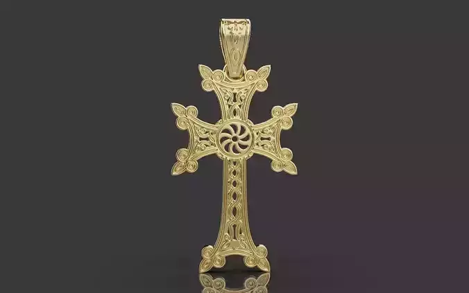 Armenian Cross Pendant 66662